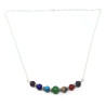 7 Chakra Gemstone Healing Crystals Necklace