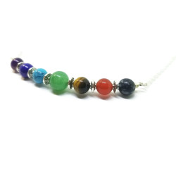 7 Chakra Gemstone Healing Crystals Necklace