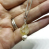 Citrine and Freshwater Pearl Necklace