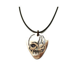 Copper Skull Guitar Pick Pendant