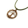 Copper Wire Wrapped Tree of Life Necklace