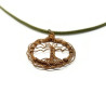 Copper Wire Wrapped Tree of Life Necklace