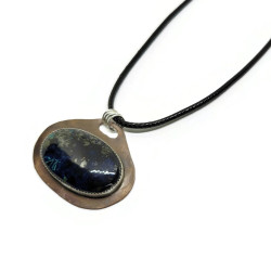 One of a Kind Azurite Gemstone Pendant