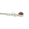 Red Banded Agate Sterling Silver Pendant