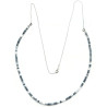 Sterling Silver and Blue Opal Necklace