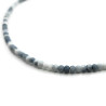 Sterling Silver and Blue Opal Necklace