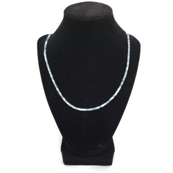 Sterling Silver and Blue Opal Necklace