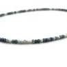 Sterling Silver and Blue Opal Necklace