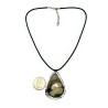 Teardrop Barite Gemstone Pendant