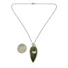 Teardrop Rainforest Jasper Mixed Metal Pendant