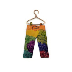 Hippy Dippy Fun Pants Custom Ornament