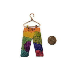 Hippy Dippy Fun Pants Custom Ornament