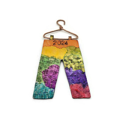 Hippy Dippy Fun Pants Custom Ornament