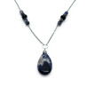 Sodalite Teardrop Pendant Necklace