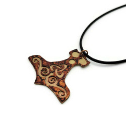 Copper & Brass Mjölnir Pendant