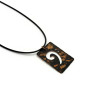 Copper Bass Clef Pendant