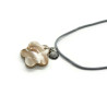 Flower Mother of Pearl Pendant with Shell Charm