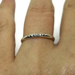 Swear Word Stacker Rings