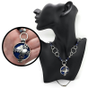 Butterfly Aromatherapy Locket with Lapis Lazuli and Sodalite