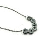 Unisex Stainless Steel Hex Nut Necklace