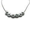 Unisex Stainless Steel Hex Nut Necklace