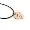 Let It Be! Copper Guitar Pick Necklace