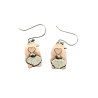 Mixed Metal Gnome Earrings