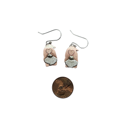 Mixed Metal Gnome Earrings