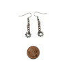 Copper Locking Washer Dangle Earrings