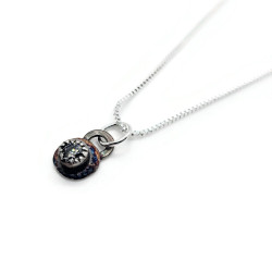 White Sapphire Sterling Silver Pendant