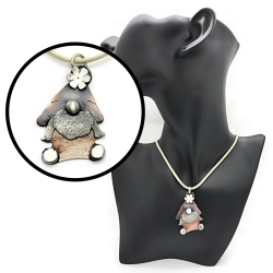 Koemi the Mixed Metal Gnome Pendant