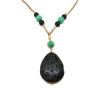 Turquoise and Lava Aromatherapy Necklace