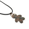 Copper Voodoo Doll with Sterling Silver Pin