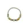 Italian Onyx Beaded Stretch Bracelet