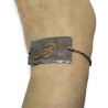 Níðhöggr Viking Dragon Copper Bracelet