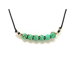 Turquoise and Copper Necklace