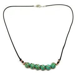 Turquoise and Copper Necklace