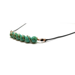 Turquoise and Copper Necklace