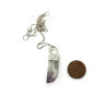 Sterling Silver Amethyst Druzy Gemstone Pendant