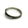 Sterling Silver Wide Band Guitar Ring