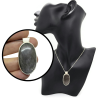 Silver Sheen Obsidian Sterling Silver Pendant