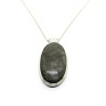 Silver Sheen Obsidian Sterling Silver Pendant