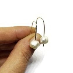 Sterling Silver Freshwater Pearl Earrings