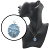 Sterling Silver Blue Opal Pendant